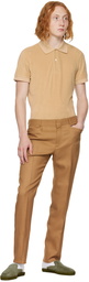 TOM FORD Tan Towelling Polo