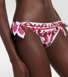 Dolce&Gabbana Majolica triangle bikini