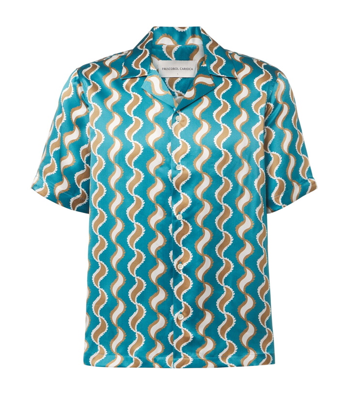 Photo: Frescobol Carioca Roberto printed silk shirt