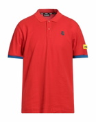 Invicta Mens Polo shirt in Tomato red