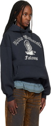 Rhude Black 'Collegiate Falcons' Hoodie