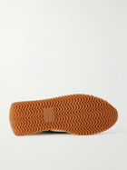LOEWE - Flow Runner 2.0 Leather-Trimmed Suede and Nylon Sneakers - White
