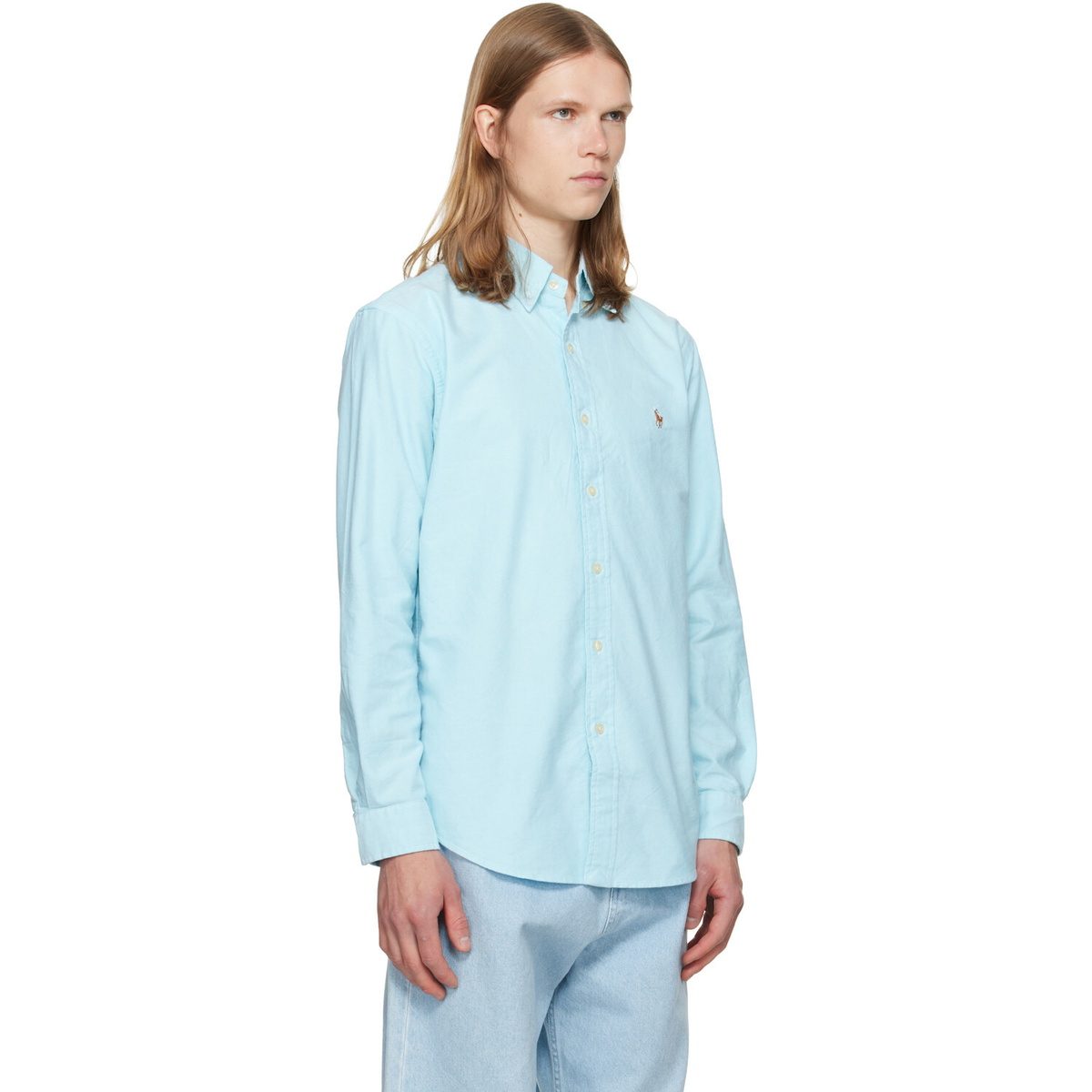 Polo Ralph Lauren Blue 'The Iconic Oxford' Shirt