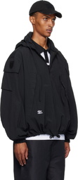 Umbro Black Tactical Windbreaker Jacket