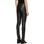 Helmut Lang Black Leather Leggings