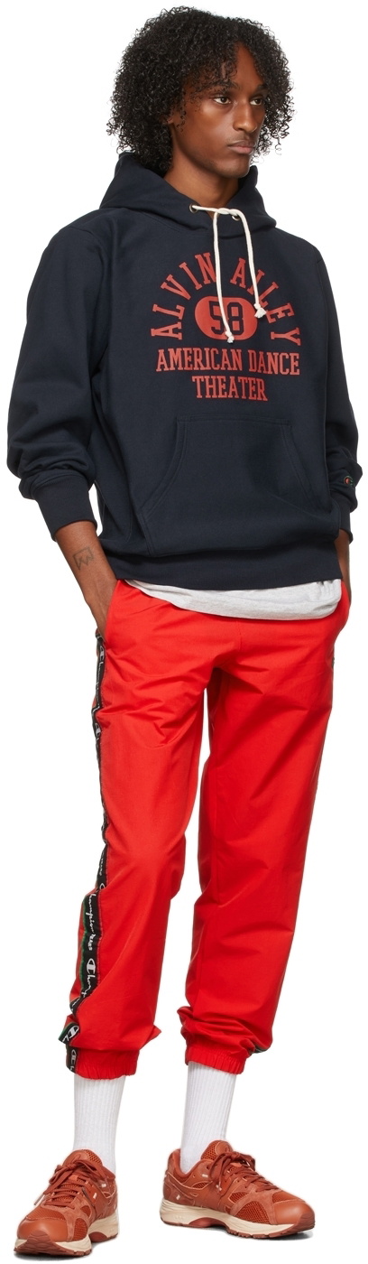 Denim Tears Navy Champion Edition Cotton Hoodie