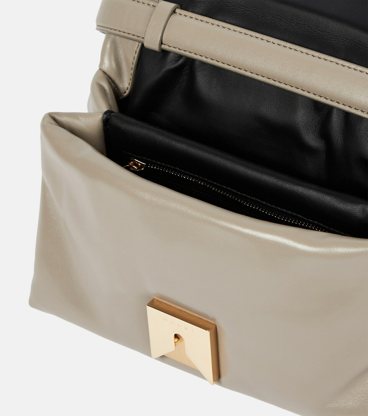 Marni Prisma padded leather shoulder bag Marni