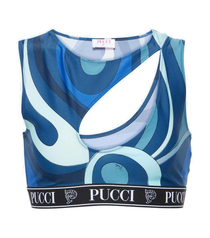 Photo: Pucci Cutout printed spots bra