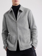 Barena - Cotton-Blend Felt Overshirt - Gray
