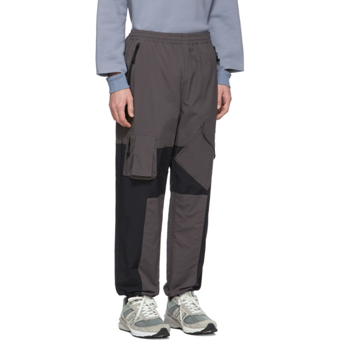 N.Hoolywood Grey and Black Cold Weather Cargo Pants N.Hoolywood