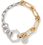 Givenchy - Silver and Gold-Tone Bracelet - Gold