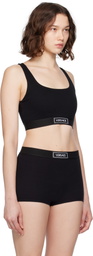 Versace Black 'Versace' 90s Elastic Bra