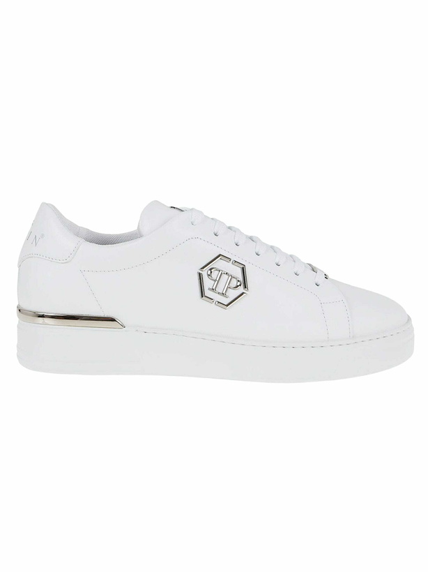 Photo: Philipp Plein Leather Lo-top Sneaker Hexagon