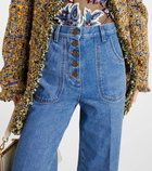 Etro Mid-rise flared jeans