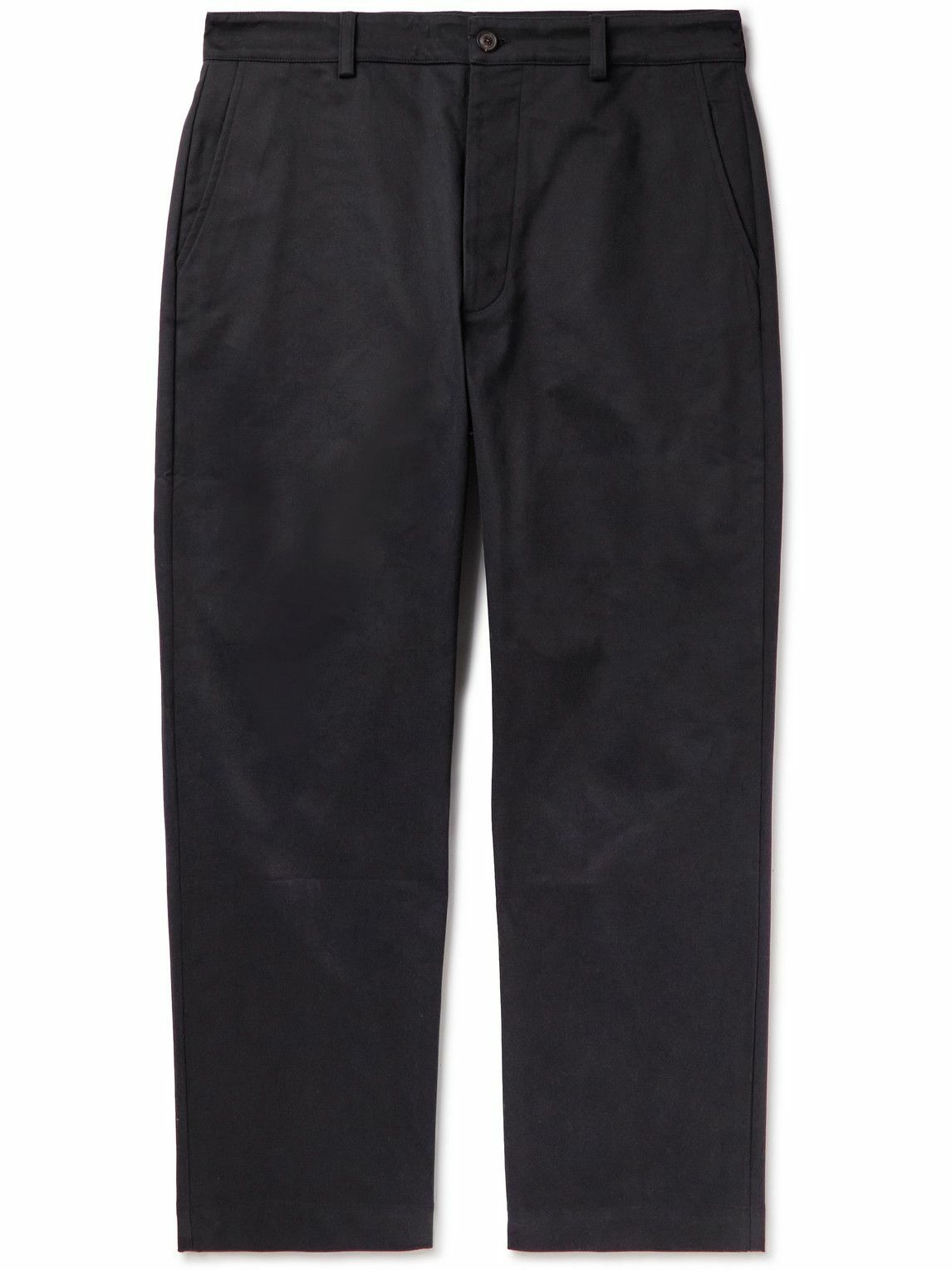 Ghiaia Cashmere - Straight-Leg Cotton Chinos - Blue