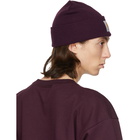 WACKO MARIA Purple Carhartt Edition Chase Beanie