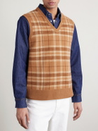 Polo Ralph Lauren - Checked Cashmere Vest - Brown