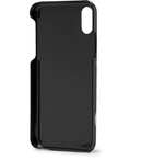 Maison Kitsuné - Logo-Print Polycarbonate IPhone 10 Case - Black