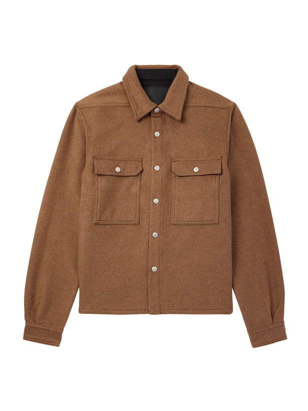 Photo: DRKSHDW by Rick Owens - Cotton Overshirt - Brown