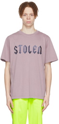 Stolen Girlfriends Club Purple Organic Cotton T-Shirt