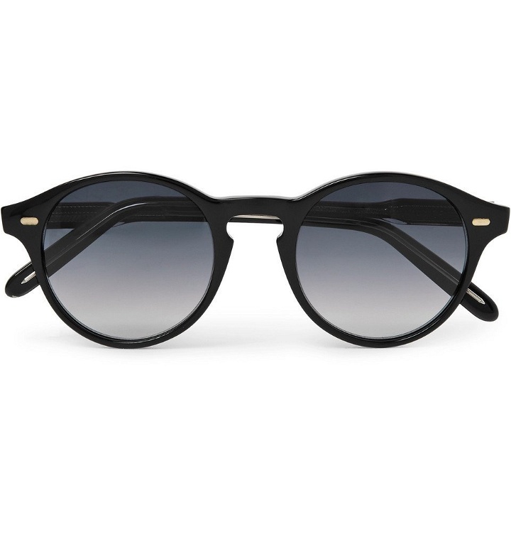Photo: Cutler and Gross - Round-Frame Acetate Sunglasses - Men - Black