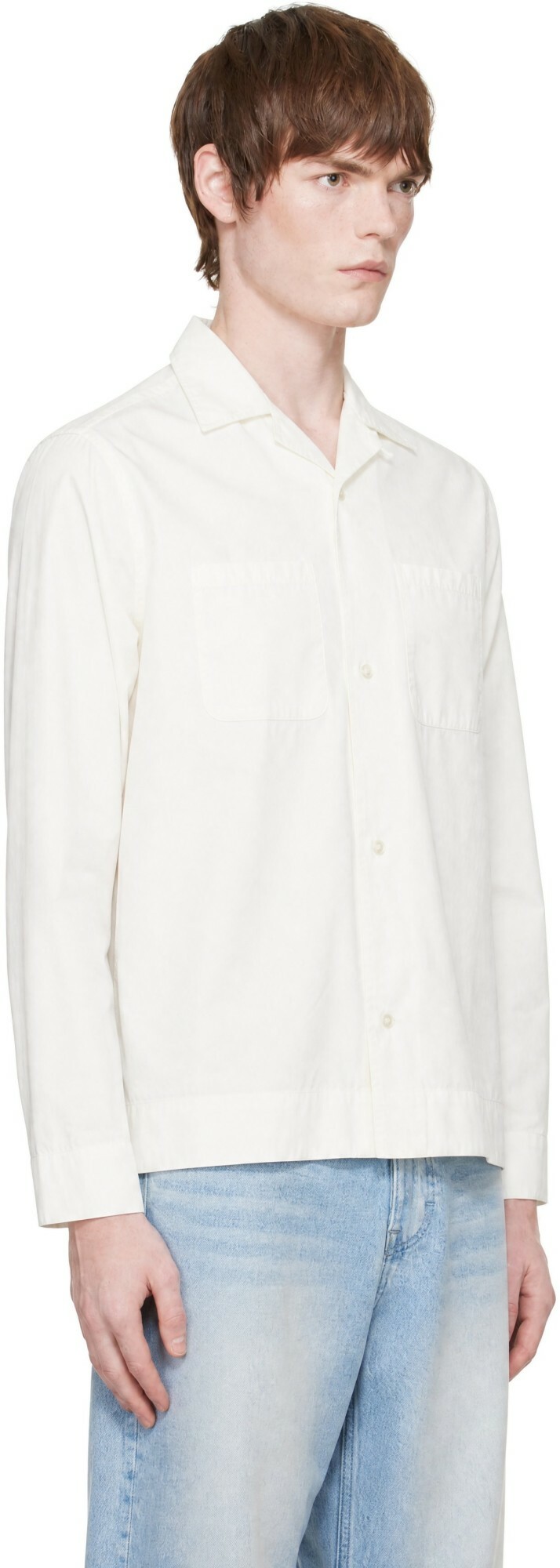 Carter Young White Luis Pyjama Shirt