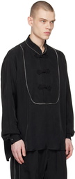 RAINMAKER KYOTO Black Braided Shirt