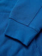 Carhartt WIP - American Script Logo-Embroidered Cotton-Blend Jersey Hoodie - Blue