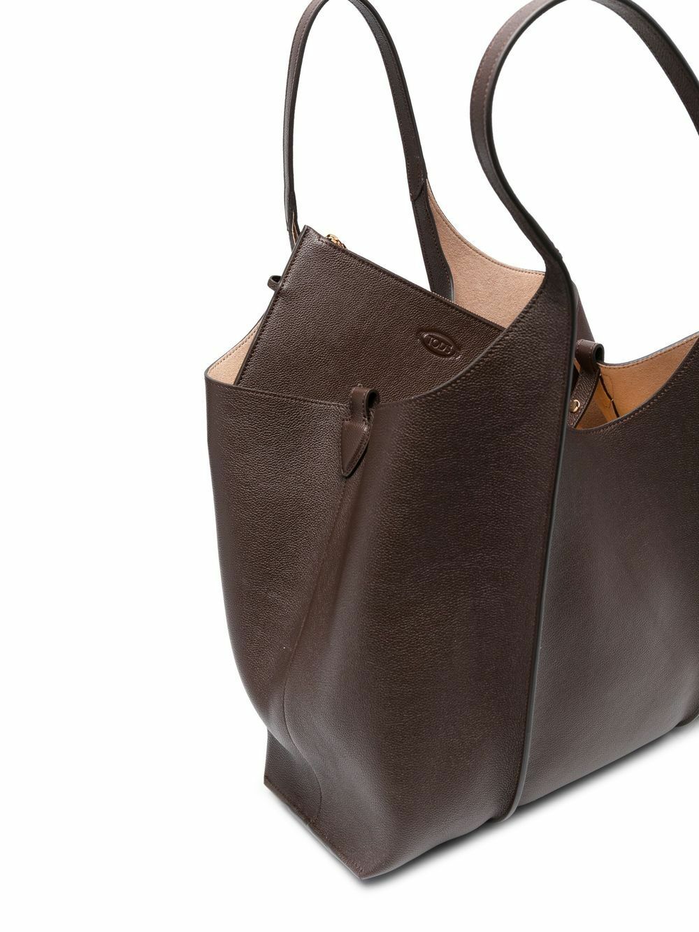 TOD'S - T Timeless Leather Shopping Bag