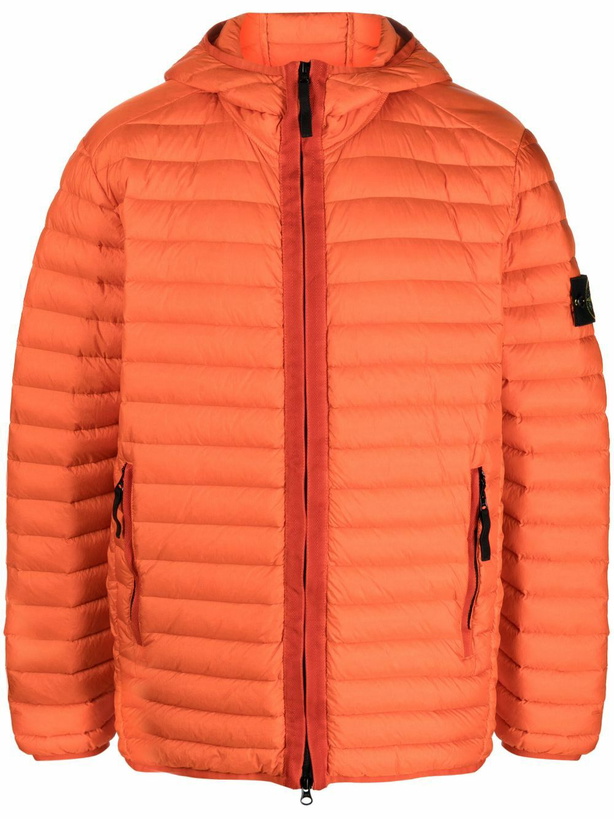 Photo: STONE ISLAND - Down Jacket With Logo