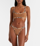 Burberry x Hunza G Tyler Burberry Check bikini