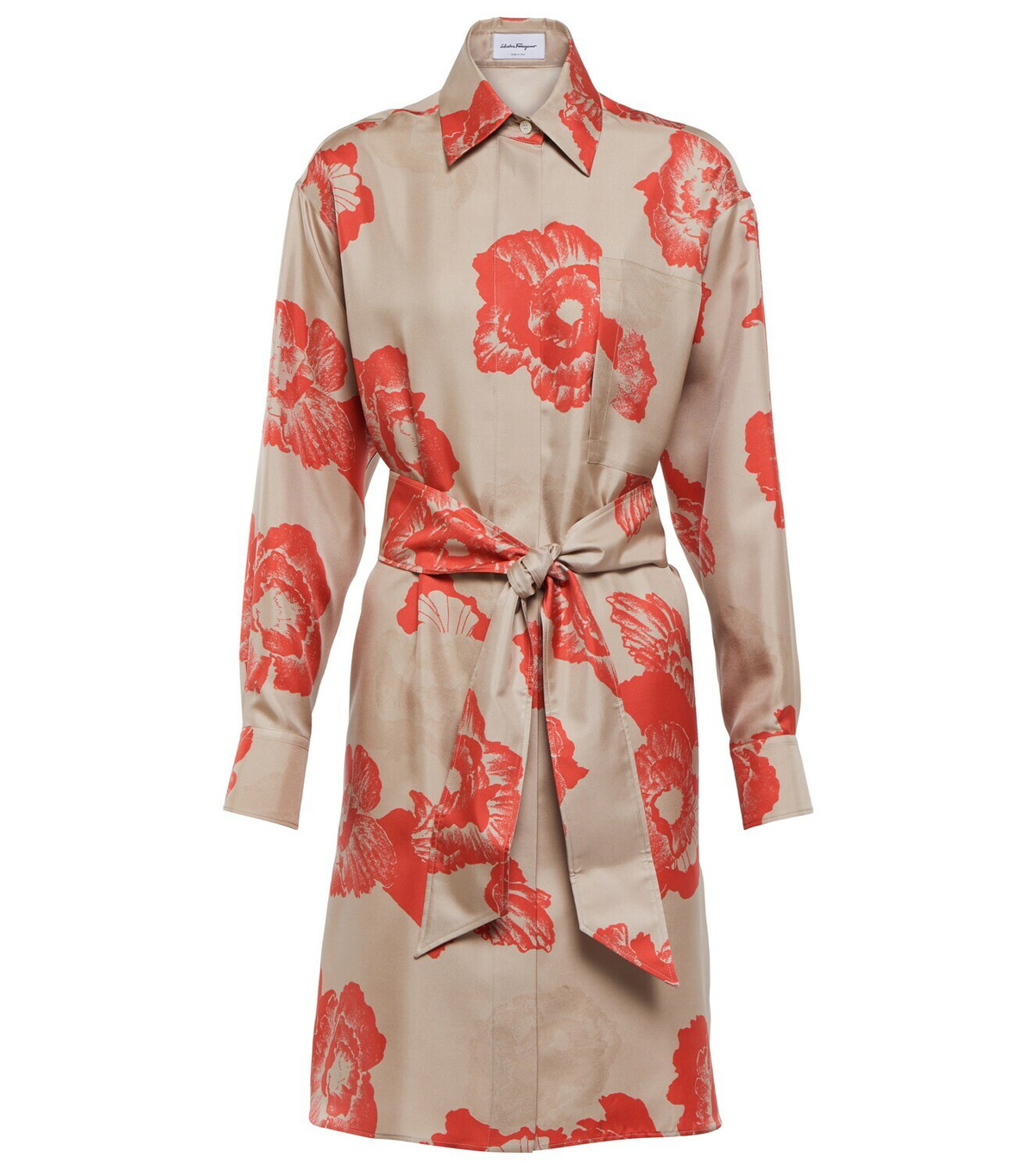 Robe Rag & Bone Salem - Soie Imprimée Cristal Rose - Taille XS - Modèle USA