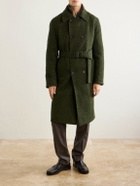 Oliver Spencer - Morgan Double-Breasted Wool Coat - Green