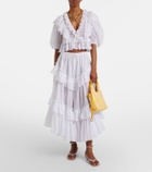 Chloé Stripy Small jacquard tote bag