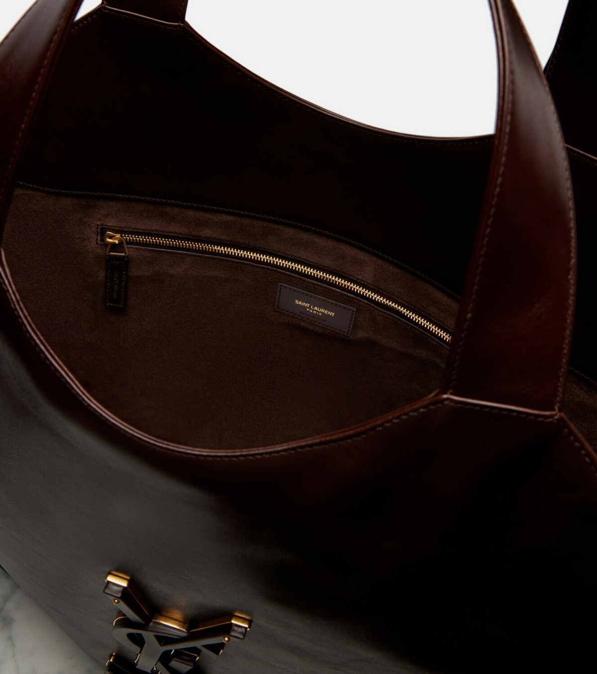 Saint Laurent Icare leather shopper