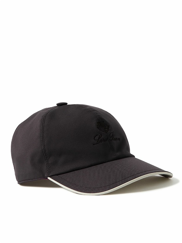 Photo: Loro Piana - Logo-Embroidered Storm System® Shell Baseball Cap - Black