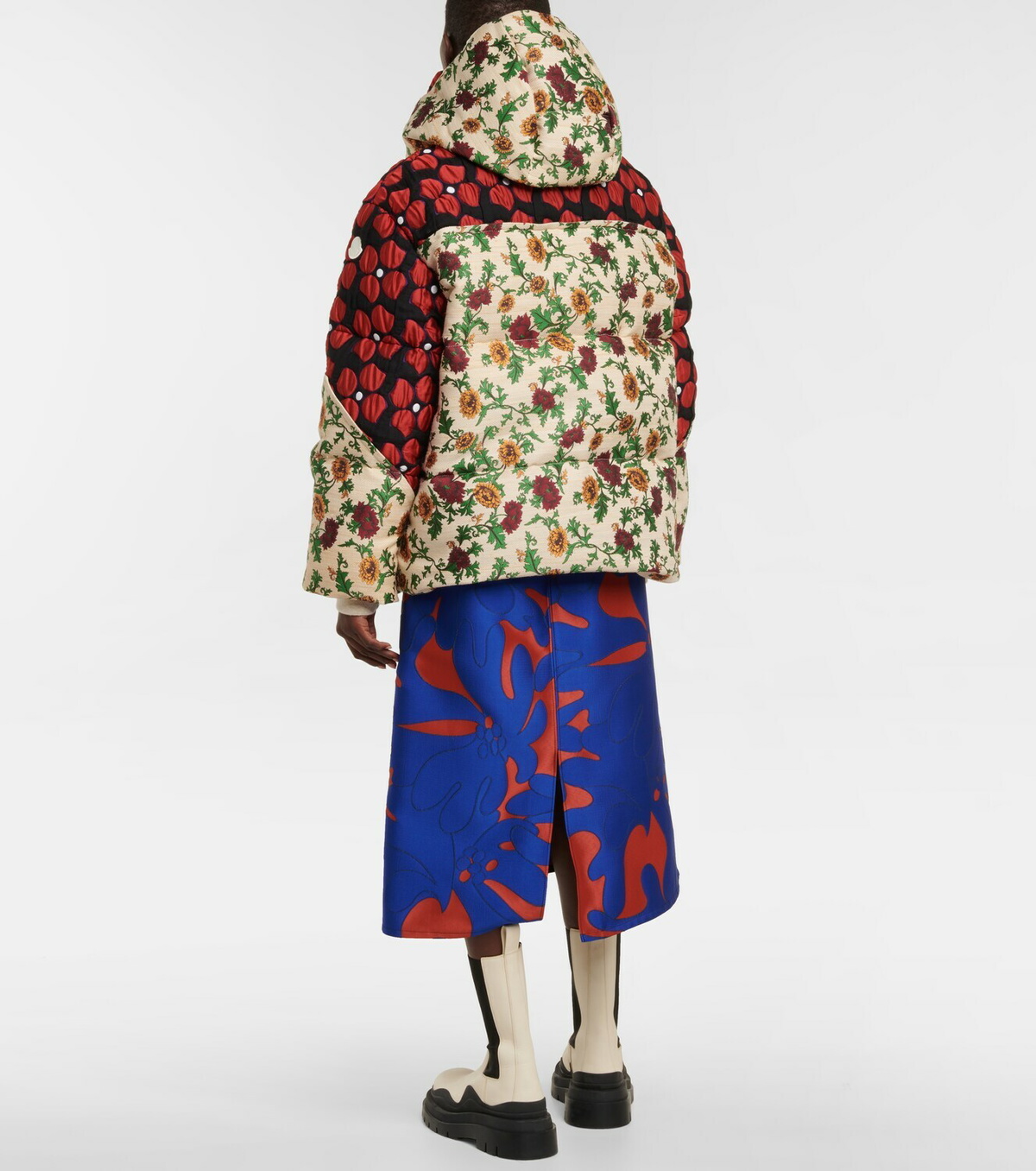 Moncler Genius - 2 Moncler 1952 patchwork down jacket Moncler Genius