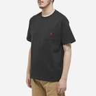 Gramicci Men's One Point Pocket T-Shirt in Black