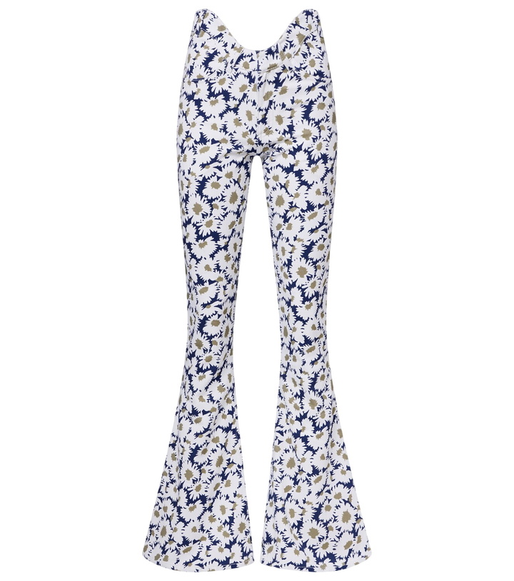 Photo: Jean Paul Gaultier Floral flared jeans