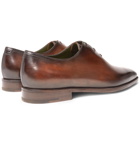 Berluti - Blake Whole-Cut Venezia Leather Oxford Shoes - Men - Brown