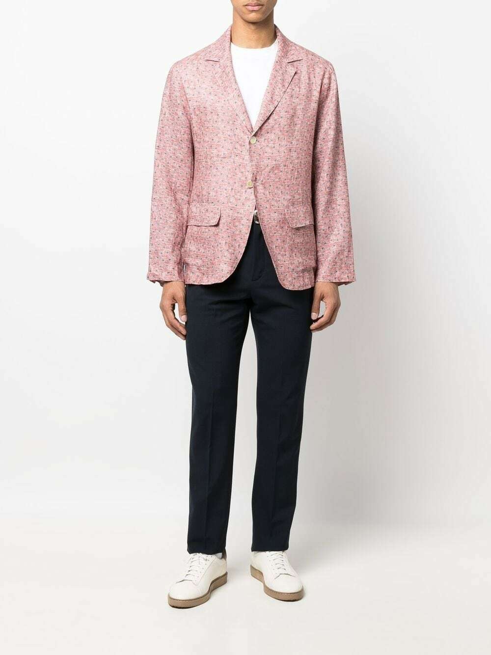 FINAMORE 1925 - Linen Wolf Printed Jacket