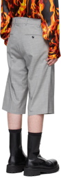 VETEMENTS Grey Tailored Shorts