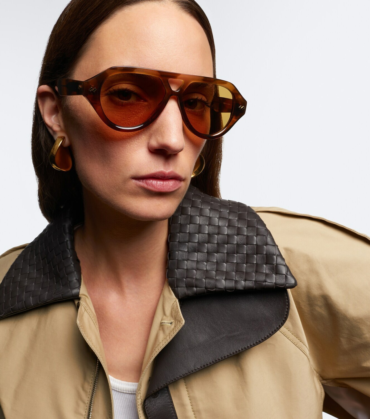 Bottega Veneta Ribbon aviator sunglasses