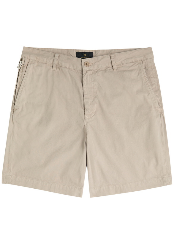 Photo: Belstaff Rally Cotton Shorts Light Brown