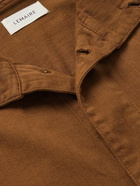 Lemaire - Garment-Dyed Denim Overshirt - Brown