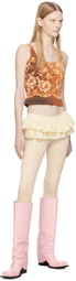 Emily Watson Off-White Frilly Skort Leggings