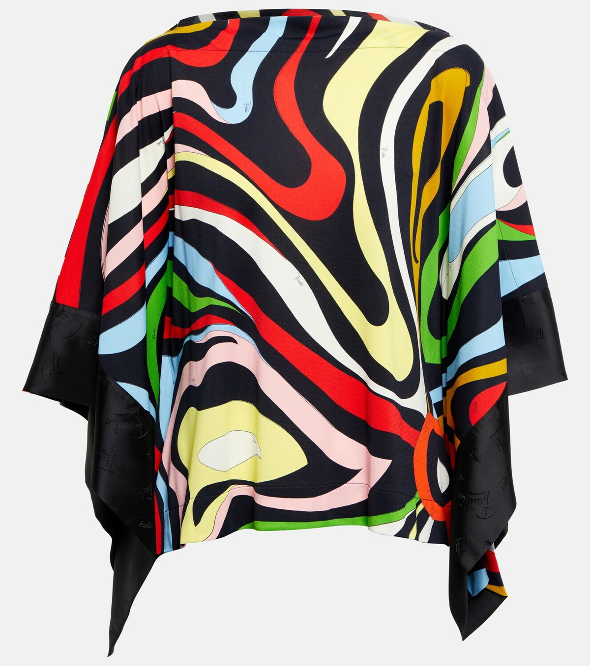 Pucci - Printed poncho blouse Emilio Pucci