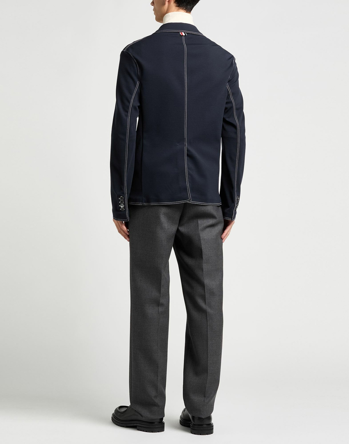 Thom Browne Mens Blazer Midnight in Blue
