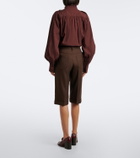 Xu Zhi Wool capri pants