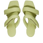 Gia Borghini Women's x Pernille Perni 03 two strap high heel in Acid Green